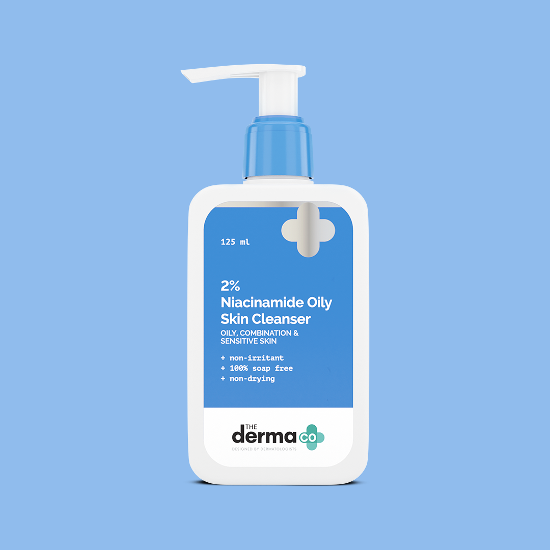 2 Niacinamide Oily Skin Cleanser 125ml The Derma Co