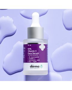 the derma co 10% vitamin c serum for skin radiance