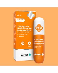 1% Hyaluronic Quick-Absorbing Sunscreen Spray with Hyaluronic Acid & Vitamin E - 100 ml