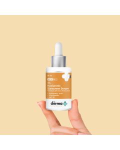 The derma co hyaluronic acid serum sunscreen