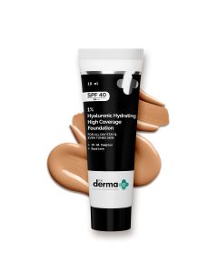 1% Hyaluronic Hydrating High Coverage Foundation - 18ml | Caramel