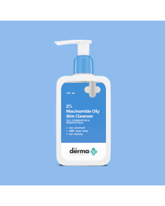 2% Niacinamide Oily Skin Cleanser for Sensitive, Oily & Combination Skin 125 ml  Non-Irritant | 100% Soap-Free | Non-Drying | Gently Cleanses Makeup