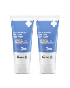 Sali-Cinamide Anti-Acne Face Wash with 2% Salicylic Acid & 2% Niacinamide - 80ml(Pack of 2)