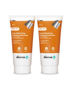 Pore Minimizing Priming Sunscreen For Open Pores & UVA/UVB Protection - 80g (Pack of 2)