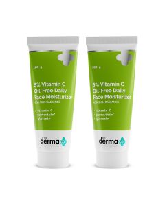 5% Vitamin C Oil-Free Daily Face Moisturizer - 100g (Pack of 2)