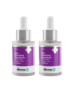 Pore Minimizing Face Serum with 4% Niacinamide, 5% PHA and  p-REFINYL® for Open Pores - 30 ml (Pack of 2)