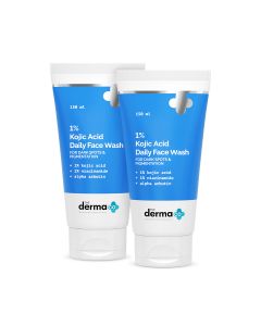 1% Kojic Acid Face Wash with Niacinamide & Alpha Arbutin For Dark Spots & Pigmentation - 150 ml (Pack of 2)