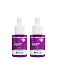 2% Salicylic Acid Serum with Witch Hazel & Willow Bark for Active Acne - 30ml (Pack Of 2)