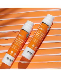 1% Hyaluronic Sunscreen Aqua Gel for Broad Spectrum & Blue Light Protection for Oily, Dry, Acne-prone Skin (Pack of 2)