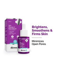 the derma co 10% vitamin c serum for skin radiance