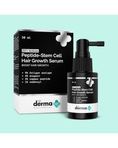 20% Actives Peptide-Stem Cell Hair Growth Serum with Foligen Analupe & Anagain For Hair Growth - 30 ml