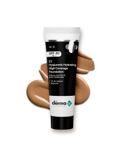1% Hyaluronic Hydrating High Coverage Foundation - 18ml | Cinnamon